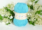 Пряжа Alize Baby Best бирюза (100гр 120м) (акрил 90% 10% бамбук) Пряжа Alize Baby Best бирюза (100гр 120м) (акрил 90% 10% бамбук)
