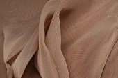 Ткань вуаль однотон. кофе ш 3,0 (пэ 100%) Ткань вуаль однотон. кофе ш 3,0 (пэ 100%)