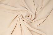 Ткань креп св.бежевый ш 1,5 (пэ 100%)