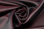 Ткань подкладочная атлас коричнево-бордовый ш1,45 (вискоза 55% пэ 45%)
