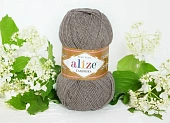 Пряжа Alize cashmira табачный (100гр 300м) (шерсть 100%)