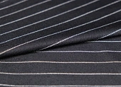 Ткань костюмная полоска средняя черно-белый ш 1,5 (шерсть 75% вискоза 5% эл 2% пэ 18%) Ткань костюмная полоска средняя черно-белый ш 1,5 (шерсть 75% вискоза 5% эл 2% пэ 18%)