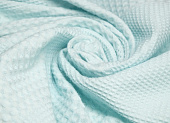 Ткань вафельное полотно св.голубой ш 2,2 (хлопок 100%)