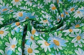 Ситец ромашки разноцветные ш 0,8 (хлопок 100%) Ситец ромашки разноцветные ш 0,8 (хлопок 100%)