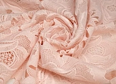 Ткань кружевное полотно розовый ш 1,3 (пэ 100%) Ткань кружевное полотно розовый ш 1,3 (пэ 100%)