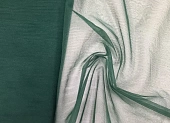 Ткань фатин темно-зеленый ш 1,5 (пэ 100%) Ткань фатин темно-зеленый ш 1,5 (пэ 100%)