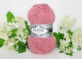 Пряжа Alize super lana maxi пудровый (100гр 100м) (акрил 75% шерсть 25%) Пряжа Alize super lana maxi пудровый (100гр 100м) (акрил 75% шерсть 25%)