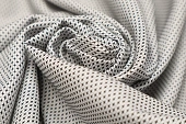 Ткань костюмная жаккард черно-белый ш 1,5 (хлопок 100%)