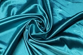 Ткань атлас однотон.темно-бирюзовый ш 1,5 (пэ 100%) стрейч Ткань атлас однотон.темно-бирюзовый ш 1,5 (пэ 100%) стрейч