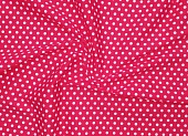 Ткань с принтом горох средний красный ш 1,4 (хлопок 97% эл 3%) Ткань с принтом горох средний красный ш 1,4 (хлопок 97% эл 3%)