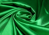 Ткань атлас однотон. зеленый ш 1,5 (пэ 100%) стрейч Ткань атлас однотон. зеленый ш 1,5 (пэ 100%) стрейч