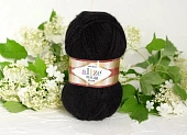Пряжа Alize 40 angora черный (100гр 225м) (акрил 60% шерсть 40%) Пряжа Alize 40 angora черный (100гр 225м) (акрил 60% шерсть 40%)