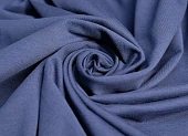 Ткань трикотаж футер 2-х нитка темно-синий ш 1,8 (хлопок 100%) Ткань трикотаж футер 2-х нитка темно-синий ш 1,8 (хлопок 100%)