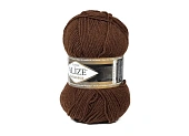 Пряжа Alize lana gold коричневый (100гр 240м) (акрил 51% шерсть 49%) Пряжа Alize lana gold коричневый (100гр 240м) (акрил 51% шерсть 49%)