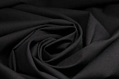Плательная однотон. черный ш 1,5 (хлопок 63 % нейлон 34% эл 3%) Плательная однотон. черный ш 1,5 (хлопок 63 % нейлон 34% эл 3%)