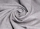 Ткань костюмная меланж фланель серый ш 1,5 (шерсть 63% пэ 37%)  