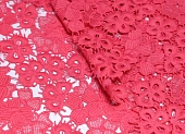 Ткань кружевное полотно каралловый ш 1,5 (пэ 100%) Ткань кружевное полотно каралловый ш 1,5 (пэ 100%)