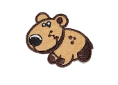 Аппликации термо мишка коричневый