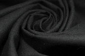 Ткань костюмная фланель черный ш 1,5 (шерсть 80% вискоза 20%) Ткань костюмная фланель черный ш 1,5 (шерсть 80% вискоза 20%)