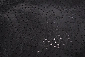Ткань кружевная на органзе с пайетками черный ш 1,3 (пэ 100%)
