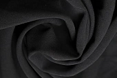 Ткань костюмная "Оскар"  черный ш 1,5 (пэ 95% эластан 5%)