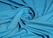 Ткань трикотаж бирюзовый ш 1,4 (вискоза 100%) Ткань трикотаж бирюзовый ш 1,4 (вискоза 100%)