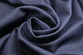 Ткань костюмная однотон. т.синий ш 1,65 (хлопок 97% эл 3%) Ткань костюмная однотон. т.синий ш 1,65 (хлопок 97% эл 3%)